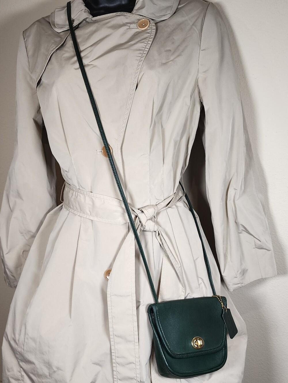 Bottle Green Vintage Everett Bag #9934 - Picture 3 of 13